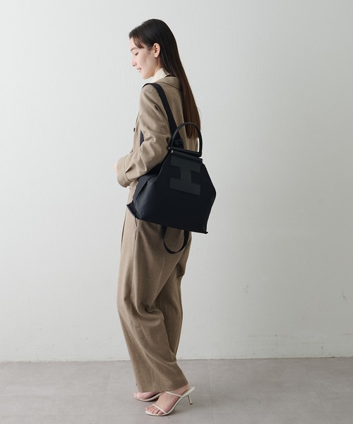 IACUCCI（イアクッチ）の「ソルベット BP NYLON/RUGA（バックパック/リュック・レディース・ブラック・FREE）」の6枚目の写真