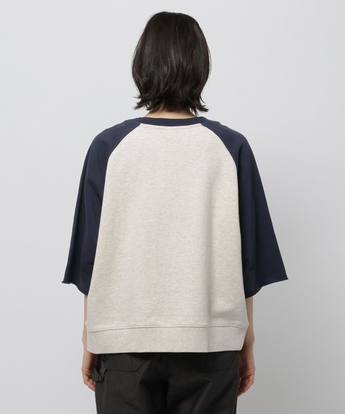 niko and...（ニコアンド）の「BIGレターカレッジ半袖プルオーバー（Tシャツ/カットソー・レディース・グレー/ナチュラル/グリーン・FREE）」の21枚目の写真