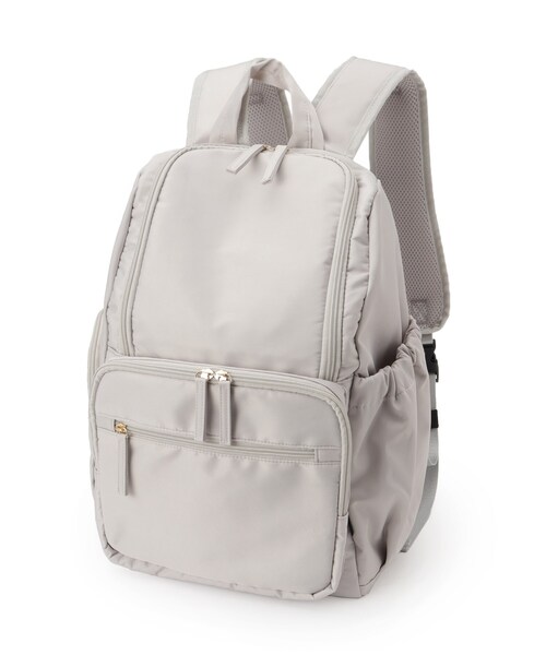 ITS'DEMO（イッツデモ）の「【PC対応】ツイル14ポケットリュック（バックパック/リュック・レディース・ライトベージュ/ブラック/ネイビー/ライトグレー・00）」の13枚目の写真