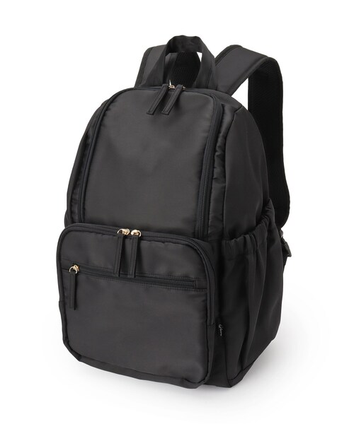 ITS'DEMO（イッツデモ）の「【PC対応】ツイル14ポケットリュック（バックパック/リュック・レディース・ライトベージュ/ブラック/ネイビー/ライトグレー・00）」の14枚目の写真