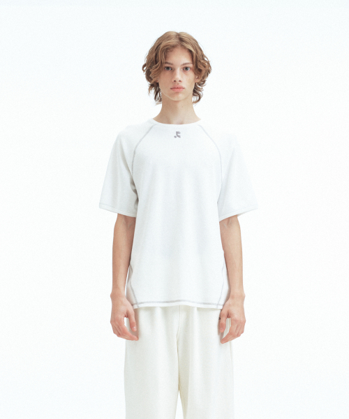 Rest&Recreation(レストアンドレクリエーション)の「WAFFLE RAGLAN T-SHIRT - WHITE(Tシャツ/カットソー・レディース・その他・SMALL/LARGE)」の5枚目の写真