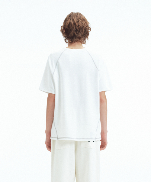 Rest&Recreation(レストアンドレクリエーション)の「WAFFLE RAGLAN T-SHIRT - WHITE(Tシャツ/カットソー・レディース・その他・SMALL/LARGE)」の6枚目の写真