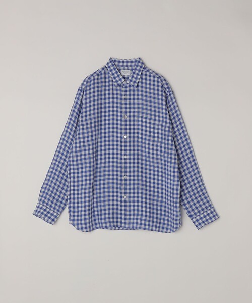 SHIPS any:〈洗濯機可能〉ピュアリネン レギュラーカラー シャツ 26SS