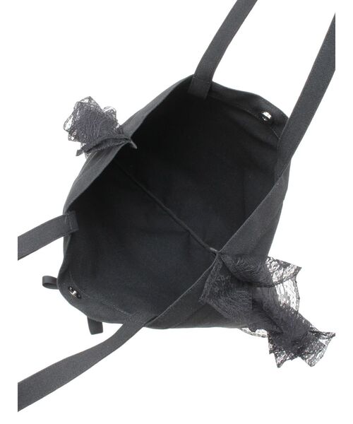 jouetie（ジュエティ）の「ロゴレースフリルトートバッグ（トートバッグ・レディース・カーキ/ブラック/アイボリー/ブルー・FREE）」の17枚目の写真