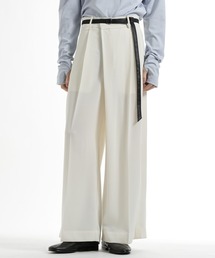 HARE | ドライカルゼアシメワイドパンツ(HARE)(スラックス)