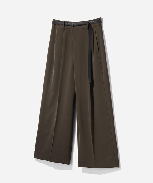 HARE(ハレ)の「ドライカルゼアシメワイドパンツ(HARE)(スラックス・メンズ・ブラック/ブラウン/ホワイト・SMALL/MEDIUM)」の5枚目の写真