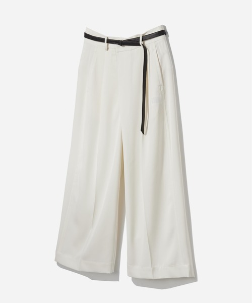 HARE(ハレ)の「ドライカルゼアシメワイドパンツ(HARE)(スラックス・メンズ・ブラック/ブラウン/ホワイト・SMALL/MEDIUM)」の4枚目の写真