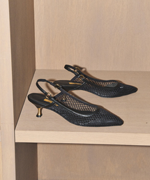 GRISE（グリーズ）の「《追加》GRISE5cmポインテッドメッシュスリングバック（パンプス）」