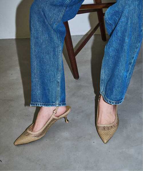 GRISE（グリーズ）の「《追加》GRISE5cmポインテッドメッシュスリングバック（パンプス・レディース・ゴールド/ブラウン/ブラック・23.5cm/23cm/22.5cm/22cm/25cm/24.5cm/24cm）」の8枚目の写真