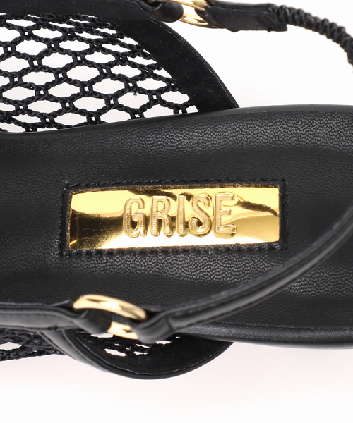 GRISE（グリーズ）の「《追加》GRISE5cmポインテッドメッシュスリングバック（パンプス・レディース・ゴールド/ブラウン/ブラック・23.5cm/23cm/22.5cm/22cm/25cm/24.5cm/24cm）」の16枚目の写真
