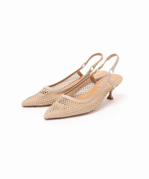 GRISE（グリーズ）の「《追加》GRISE5cmポインテッドメッシュスリングバック（パンプス・レディース・ゴールド/ブラウン/ブラック・23.5cm/23cm/22.5cm/22cm/25cm/24.5cm/24cm）」の22枚目の写真