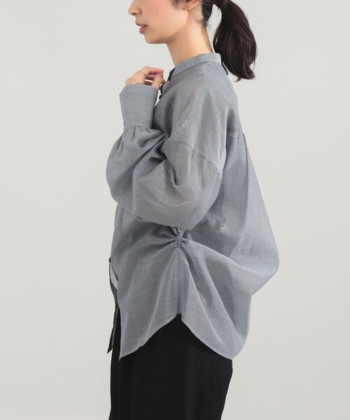 Demi-Luxe BEAMS(デミルクス ビームス)の「AK+1 / コットンシルク ギンガム シャツ(シャツ/ブラウス・レディース・その他7/その他2・36/38)」の13枚目の写真