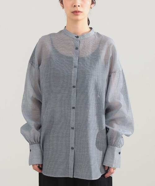 Demi-Luxe BEAMS(デミルクス ビームス)の「AK+1 / コットンシルク ギンガム シャツ(シャツ/ブラウス・レディース・その他7/その他2・36/38)」の14枚目の写真
