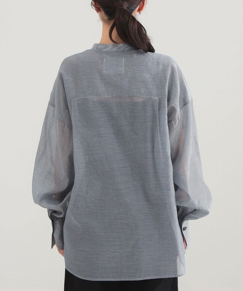 Demi-Luxe BEAMS(デミルクス ビームス)の「AK+1 / コットンシルク ギンガム シャツ(シャツ/ブラウス・レディース・その他7/その他2・36/38)」の16枚目の写真