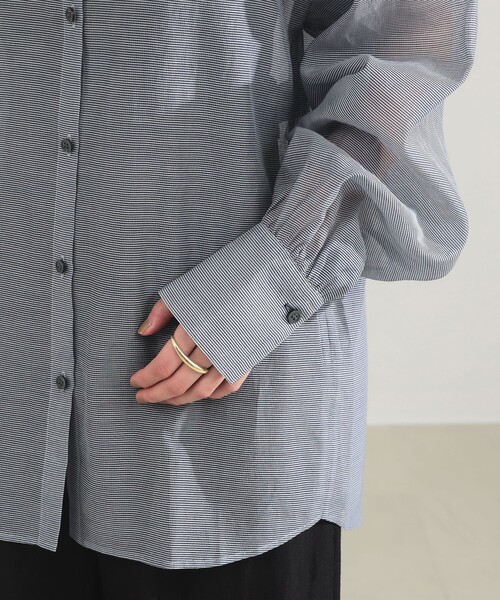 Demi-Luxe BEAMS(デミルクス ビームス)の「AK+1 / コットンシルク ギンガム シャツ(シャツ/ブラウス・レディース・その他7/その他2・36/38)」の18枚目の写真