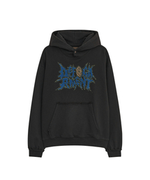 LOUGH LOGO SWEAT HOOD [CHARCOAL]