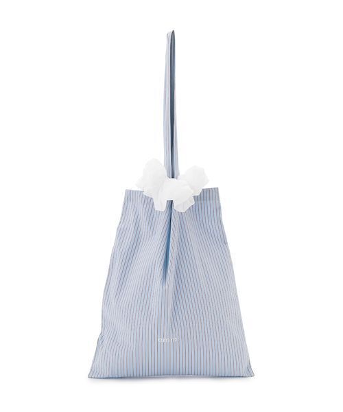 emmi（エミ）の「【ONLINE限定カラーあり】シュシュ付きemmiロゴトートバッグ（トートバッグ・レディース・ピンク/ホワイト/ミント/ブルー・F）」の13枚目の写真