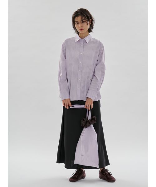 emmi（エミ）の「【ONLINE限定カラーあり】シュシュ付きemmiロゴトートバッグ（トートバッグ・レディース・ピンク/ホワイト/ミント/ブルー・F）」の19枚目の写真