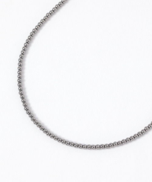 PAGEBOY（ページボーイ）の「ミニビーズネックレス（ネックレス・レディース・ブラック/グレイッシュベージュ・FREE）」の8枚目の写真