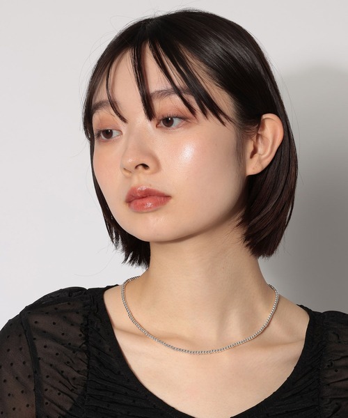 PAGEBOY（ページボーイ）の「ミニビーズネックレス（ネックレス・レディース・ブラック/グレイッシュベージュ・FREE）」の7枚目の写真