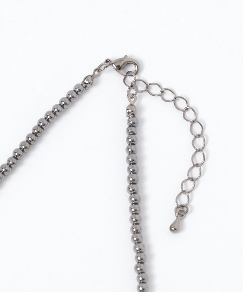 PAGEBOY（ページボーイ）の「ミニビーズネックレス（ネックレス・レディース・ブラック/グレイッシュベージュ・FREE）」の11枚目の写真