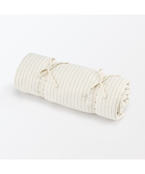 無印良品（ムジルシリョウヒン）の「ひんやり綿シートクッション　ロングタイプ　５０×１５０ｃｍ（クッション/クッションカバー・メンズ・ホワイト系/グレー系・FREE）」の17枚目の写真
