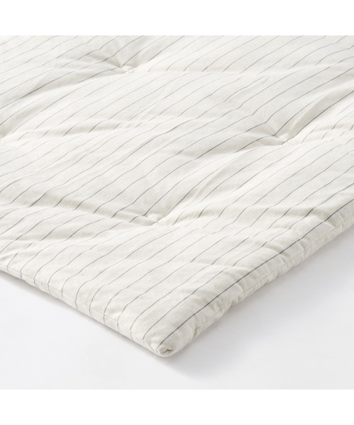 無印良品（ムジルシリョウヒン）の「ひんやり綿シートクッション　ロングタイプ　５０×１５０ｃｍ（クッション/クッションカバー・メンズ・ホワイト系/グレー系・FREE）」の14枚目の写真