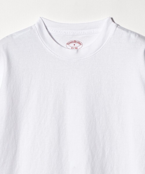 BROOKS BROTHERS(ブルックスブラザーズ)の「<Brooks Brothers>2パック クルーネック Tシャツ Made in USA(Tシャツ/カットソー・メンズ・ホワイト/ネイビー・M/L/S)」の5枚目の写真
