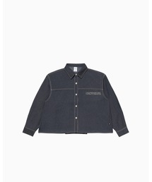 SYNTHETIC DENIM SHIRT L / シンセティックデニムシャツＬ