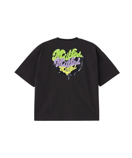 MILKFED.（ミルクフェド）の「MELTY GLITTER HEART WIDE S/S TEE（Tシャツ/カットソー・レディース・ライトブルー/チャコール/ホワイト・M/L）」の21枚目の写真