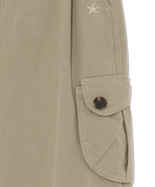 THECOLDESTMOMENT(ザコールデストモーメント)の「TCM pleated cargo pants (beige)(その他パンツ・レディース・その他・SMALL/MEDIUM/LARGE)」の4枚目の写真