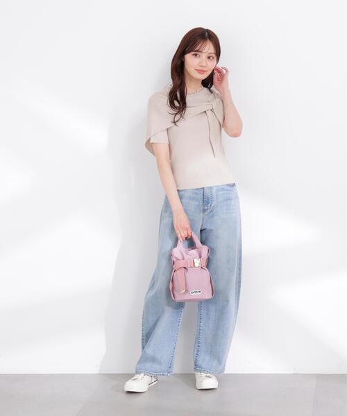 PROPORTION BODY DRESSING（プロポーションボディドレッシング）の「＜加藤栞さん着用＞トライアングルスカーフ付きニット / 1216170415（ニット/セーター・レディース・ホワイト系その他/ベージュ/イエロー・FREE）」の19枚目の写真