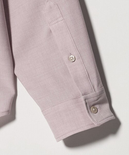 A DAY IN THE LIFE UNITED ARROWS(アデイインザライフユナイテッドアローズ)の「リネンライク スラブドビー リラックス レギュラーカラーシャツ-吸水速乾-<A DAY IN THE LIFE>(シャツ/ブラウス・メンズ・ライトピンク/ナチュラル/ネイビー/ダークグレー・L/S/M)」の16枚目の写真