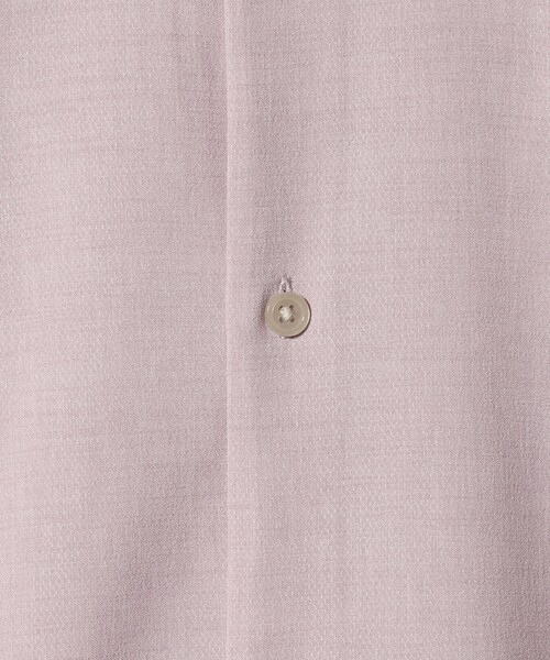 A DAY IN THE LIFE UNITED ARROWS(アデイインザライフユナイテッドアローズ)の「リネンライク スラブドビー リラックス レギュラーカラーシャツ-吸水速乾-<A DAY IN THE LIFE>(シャツ/ブラウス・メンズ・ライトピンク/ナチュラル/ネイビー/ダークグレー・L/S/M)」の17枚目の写真