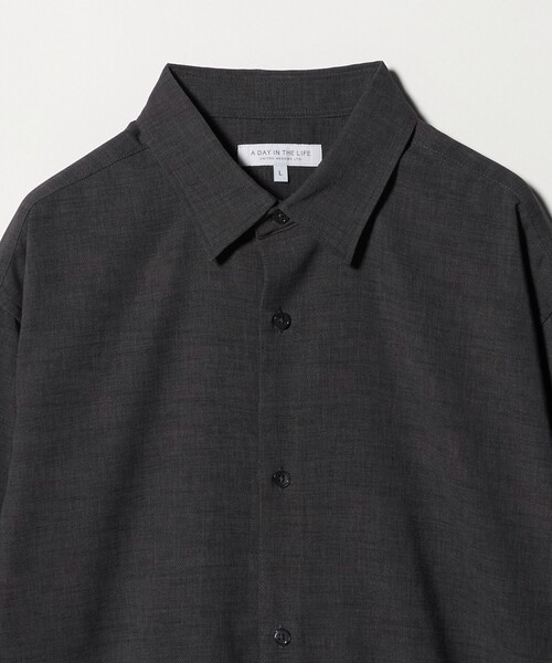 A DAY IN THE LIFE UNITED ARROWS(アデイインザライフユナイテッドアローズ)の「リネンライク スラブドビー リラックス レギュラーカラーシャツ-吸水速乾-<A DAY IN THE LIFE>(シャツ/ブラウス・メンズ・ライトピンク/ナチュラル/ネイビー/ダークグレー・L/S/M)」の20枚目の写真