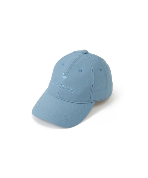JUN&ROPE'（ジュンアンドロペ）の「ライトデニム風ロゴキャップ（キャップ・レディース・ホワイト/サックスブルー/ブラック・FREE）」の3枚目の写真