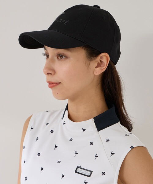 JUN&ROPE'（ジュンアンドロペ）の「ライトデニム風ロゴキャップ（キャップ・レディース・ホワイト/サックスブルー/ブラック・FREE）」の4枚目の写真