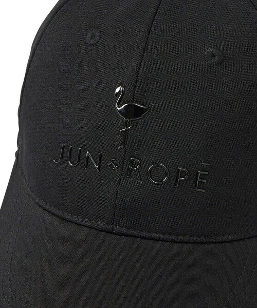 JUN&ROPE'（ジュンアンドロペ）の「ライトデニム風ロゴキャップ（キャップ・レディース・ホワイト/サックスブルー/ブラック・FREE）」の5枚目の写真