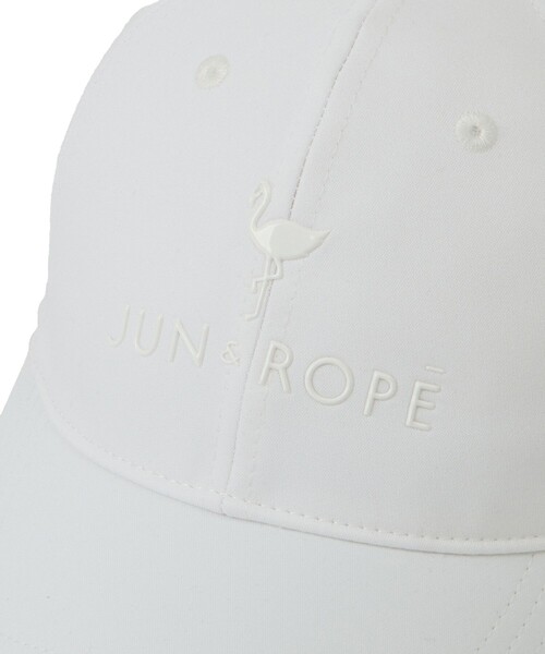 JUN&ROPE'（ジュンアンドロペ）の「ライトデニム風ロゴキャップ（キャップ・レディース・ホワイト/サックスブルー/ブラック・FREE）」の6枚目の写真