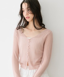 TOGA PULLA/トーガプルラ】Wool knit zip cardigan/ウールニットジップ
