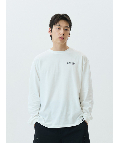 JAMIE WEST(ジェイミーウエスト)の「レタリンググラフィックロングスリーブTシャツ(ホワイト)(Tシャツ/カットソー・レディース・その他・MEDIUM/LARGE/X-LARGE)」の2枚目の写真