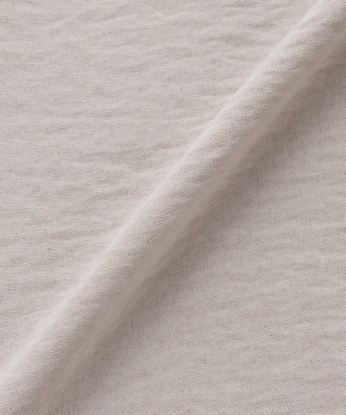 CROSS FUNCTION（クロスファンクション）の「《シワになりにくい》サマナチュラ リネンライクイージーワイドパンツ【CROSS FUNCTION/クロスファンクション】（その他パンツ・レディース・ライトベージュ/チャコールグレー・M/L/LL）」の4枚目の写真
