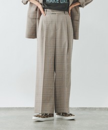 GLOBAL WORK | お手入れラクラクセットアップ/ワイドパンツ/600997(その他パンツ)