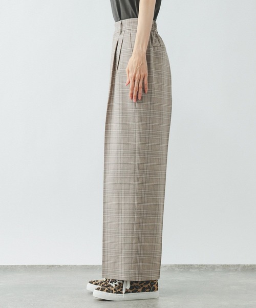 GLOBAL WORK（グローバルワーク）の「お手入れラクラクセットアップ/ワイドパンツ/600997（その他パンツ・レディース・ネイビー/ベージュ系その他/ブラック/グレイッシュベージュ/ブラウン・X-SMALL/MEDIUM/SMALL/LARGE）」の22枚目の写真