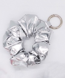 gargle（ガーグル）の「gargle ガーグル：カラビナシュシュ　カラビナ2　チャーム　メタリック　ヘアー　シュシュ（シュシュ）」