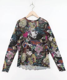 ScoLar（スカラー）の「161642：3柄展開ソフトチュールインナー（Tシャツ/カットソー）」