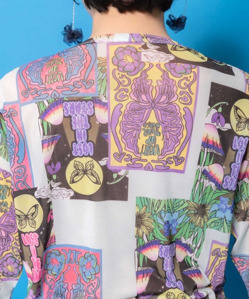 ScoLar（スカラー）の「161642：3柄展開ソフトチュールインナー（Tシャツ/カットソー・レディース・オフホワイト/サックスブルー/ブラック・M）」の16枚目の写真