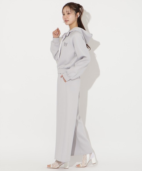 WILLSELECTION（ウィルセレクション）の「【SWEAT series】フロントピンタックスウェットパンツ（その他パンツ・レディース・ブラック/オフホワイト/サックスブルー/ミント・FREE）」の13枚目の写真