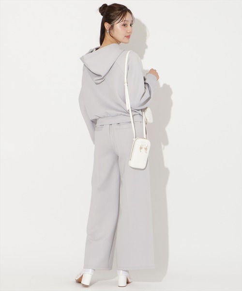 WILLSELECTION（ウィルセレクション）の「【SWEAT series】フロントピンタックスウェットパンツ（その他パンツ・レディース・ブラック/オフホワイト/サックスブルー/ミント・FREE）」の14枚目の写真