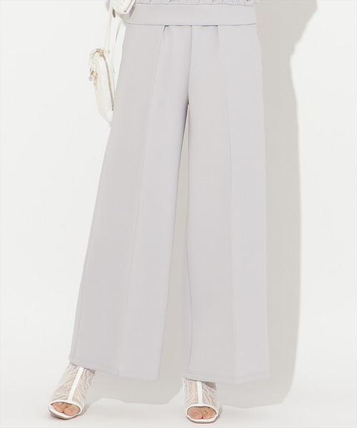 WILLSELECTION（ウィルセレクション）の「【SWEAT series】フロントピンタックスウェットパンツ（その他パンツ・レディース・ブラック/オフホワイト/サックスブルー/ミント・FREE）」の15枚目の写真